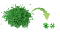 Riempimento in gomma di erba ecocompatibile / Riempimento di raffreddamento per erba artificiale
