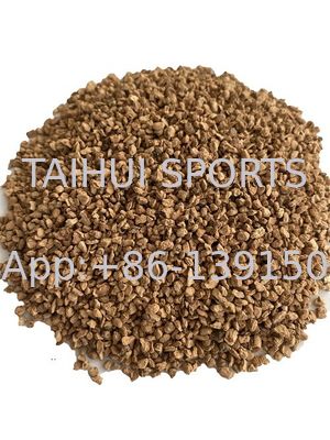 Granuli di riempimento di sughero resistenti ai raggi UV da 0,5 a 2 mm per una facile installazione sui campi sportivi