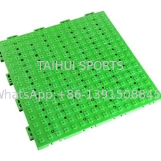 Pad di scossa in gomma verde da 14 mm per erba artificiale / campi sportivi