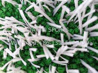 Riempimento di gomma TPE verde ad alta elasticità e alta resistenza per erba artificiale