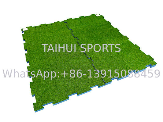 Pad di scossa per erba artificiale di fabbrica 20-100mm impermeabile Top Quality Rubber Floor Mat per parco giochi 2x1.02mm