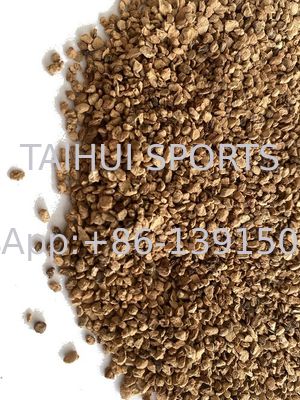 Granuli di riempimento di sughero per erba artificiale resistenti ai raggi UV, ecologici e non tossici