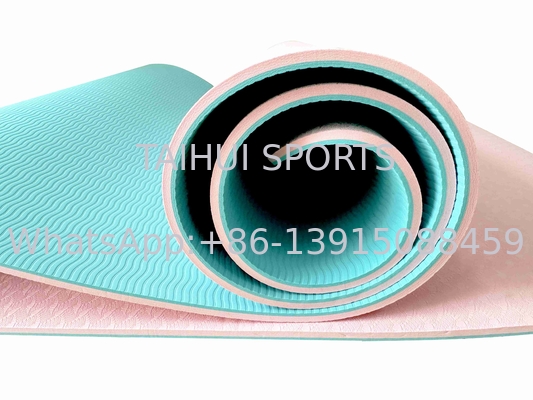 Matto per esercizi di yoga unisex Matte di fitness anti scivolamento spesse con cinghia elastica