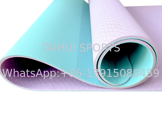 TPE Yoga Fitness Mat, Matte per allenamento a alta densità.