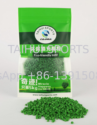 Anti-UV erba artificiale infill TPE granulo assorbimento di urti calcio / golf / basket / palestra