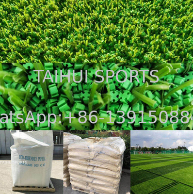 Anti-UV erba artificiale infill TPE granulo assorbimento di urti calcio / golf / basket / palestra