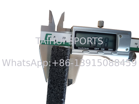 Tappetini in gomma granulare SBR nera da 15 mm - Ideali per palestre e hockey indoor