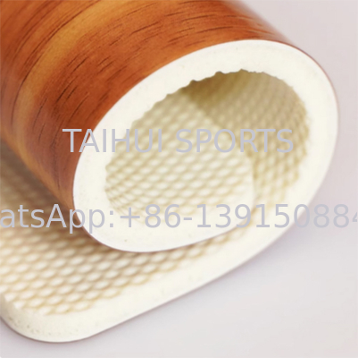 Pavimentazione sportiva durevole moderna ed ecologica da 3,5 mm a 8 mm con venatura del legno per campi da basket/pallavolo/ping pong/badminton/pickleball