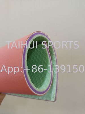 Pavimento in PVC per badminton da 6 mm Verde/Blu/Giallo/Rosso/Grigio per fitness per esterni e interni