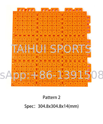 Piastrelle per pavimenti per campi da basket all'aperto Protezione della sicurezza Piastrelle di blocco in PP