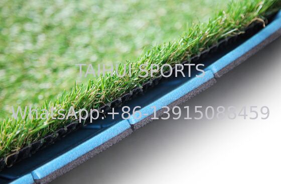 Sottopiano di compressione certificato FIFA con design a buco di diamante per campi sportivi a lunghezza artificiale personalizzati