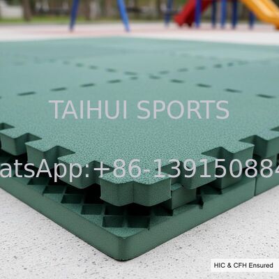 Matto di sicurezza interbloccante in schiuma di PE con spessore 10-100 mm e HIC & CFH garantito per il parco giochi