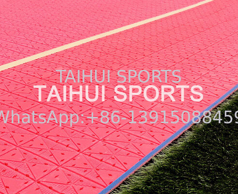 Sottopiano per terra artificiale per campi sportivi con scarico elevato standard FIFA 10 mm