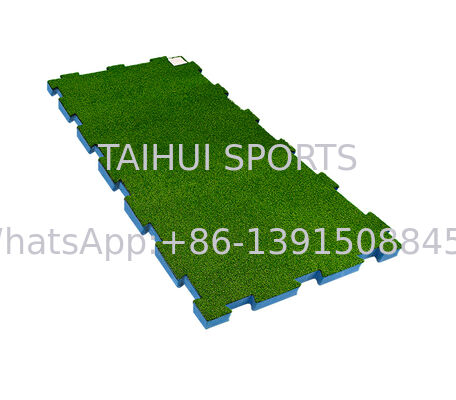 Pad di scossa per erba artificiale di fabbrica 20-100mm impermeabile Top Quality Rubber Floor Mat per parco giochi 2x1.02mm