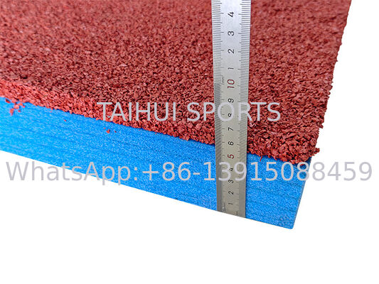 EPDM Sheet Shock Pad 20-100mm Spessore Alta permeabilità all'acqua Assorbente di shock tappetino da pavimento in gomma per parco giochi