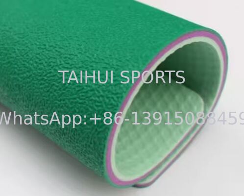 Pavimentazione sportiva in vinile con assorbimento degli urti superiore, buona aderenza e colori personalizzati per pallavolo, pallacanestro e pickleball