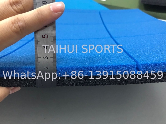 8 mm-50 mm di erba artificiale sottoposta a scosse per campi da calcio rugby hockey