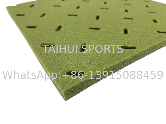 10mm 15mm 20mm 25mm Pad di scossa per erba artificiale 30kg 50kg 70kg Densità Strato di assorbimento di scossa prefabbricato