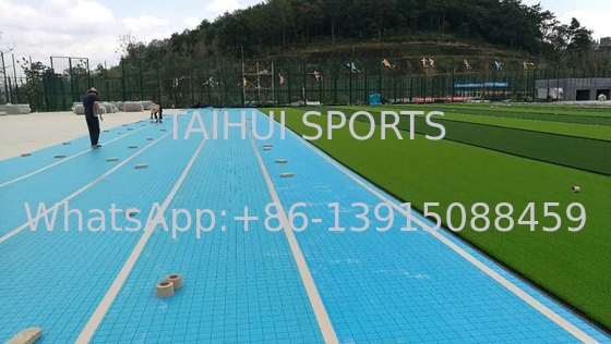 8mm 15mm 30mm Sottopiano di drenaggio di erba artificiale per pad di scossa del traino FIFA Standard