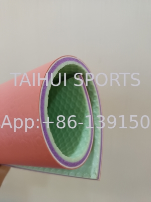 Pavimento in PVC per badminton da 6 mm Verde/Blu/Giallo/Rosso/Grigio per fitness per esterni e interni