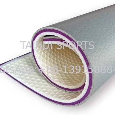 Fabbrica Direttamente Pvc Badminton Roll Up Pavimenti Vinyl Sport Court Pavimenti di gomma Matte di plastica Pavimenti in PVC