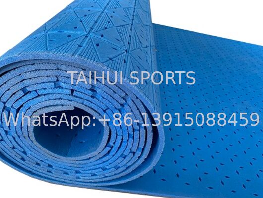 Nuovo stile con modello PE Foam Underlay Shock Pad 8mm 10mm 12mm con tessuto di tessuto sotto erba artificiale per campo da calcio FIFA