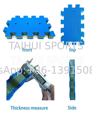 HIC/CFH Certificato PE Foam Puzzle Interlocking - Spessore 15-70mm Impermeabile con Fori di Drenaggio per la Sicurezza dei Parco Giochi