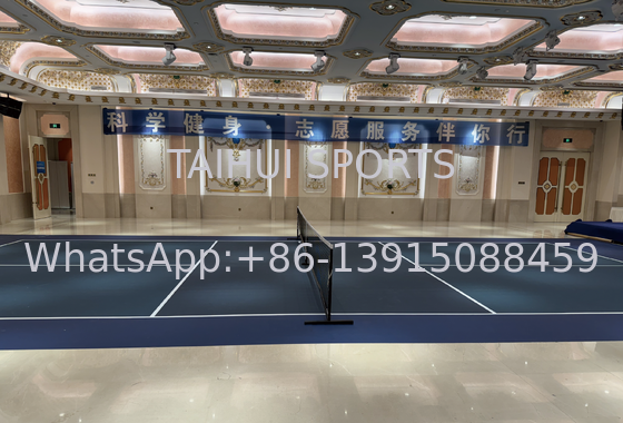 Pavimentazione sportiva in vinile spessore 2 mm/2,5 mm/3 mm Pavimentazione per pickleball rotolo intero multiuso