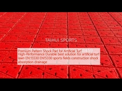 Pad di ammortizzazione per il prato artificiale ad alte prestazioni Soluzione migliore per il prato artificiale EN:15530 EN15330