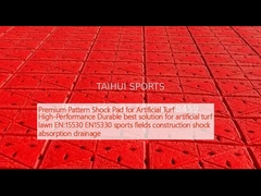 Pad di ammortizzazione per il prato artificiale ad alte prestazioni Soluzione migliore per il prato artificiale EN:15530 EN15330