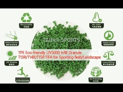 TPE Granulo di riempimento UV5000 ecologico T13R/T14R/T15R FIFA per campi sportivi/paesaggio