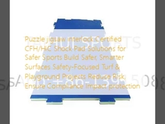 Puzzle jigsaw interlock Certificato CFH/HIC Soluzioni per pad di scossa per sport più sicuri Costruire superfici più sicure e intelligenti Progetti di giardini e parchi giochi incentrati sulla sicurezza Ridurre i rischi, garantire la conformità Protezione