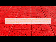 Pad di scossa per il prato artificiale ad alte prestazioni migliore soluzione durevole per il prato artificiale EN15330 FIFA 2024 campi sportivi costruzione assorbimento di scosse drenaggio