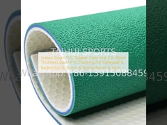 Pavimenti in PVC per cortile interno di gomma di 3,5-10 mm di spessore per pallavolo e badminton, tennis e sala da ballo e palestra