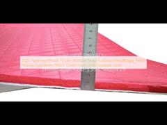 2025 Pad di urto modellato per erba artificiale in campo da calcio/campo di rugby/campo di hockey 8mm 10mm 12mm 15mm con tessuto geotexile