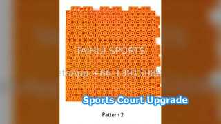 Pavimentazione sportiva durevole Drenaggio facile da installare